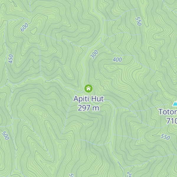 Map of Apiti Hut