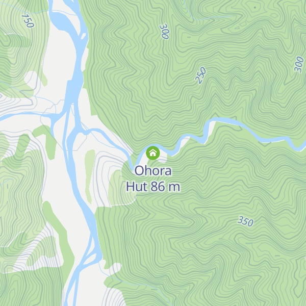 Map of Ohora Hut