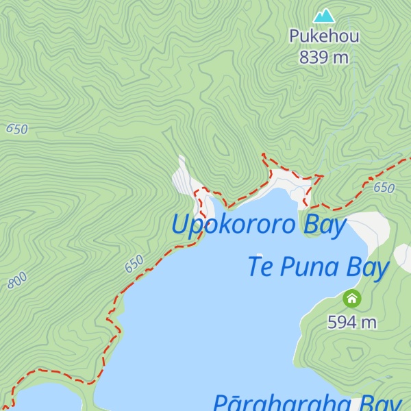 Map of Waiharuru Hut