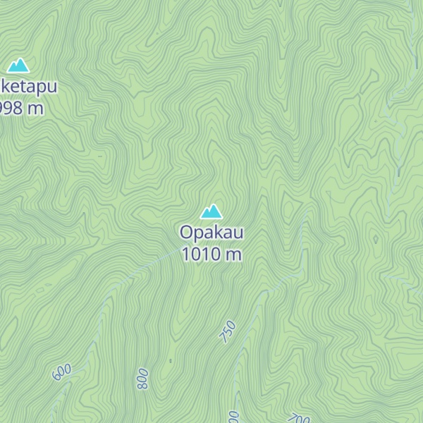 Map of Opakau
