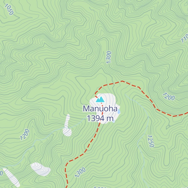 Map of Manuoha Hut