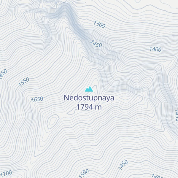 Map of Nedostupnaya