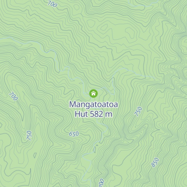 Map of Mangatoatoa Hut