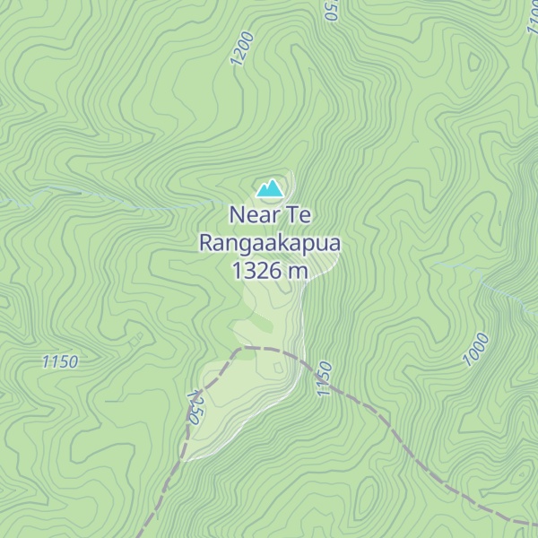 Map of Te Rangaakapua Hut