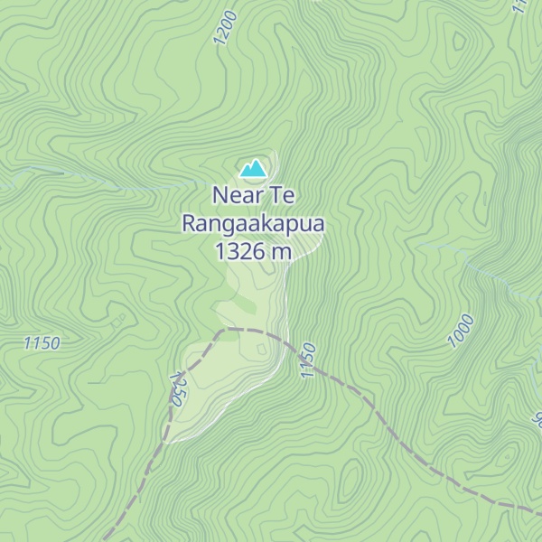 Map of Te Rangaakapua