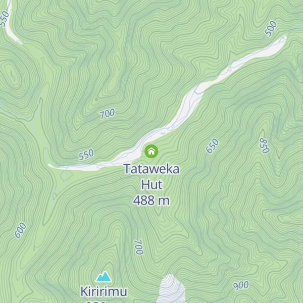 Map of Tataweka Hut