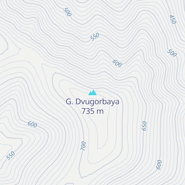 Map of G. Dvugorbaya