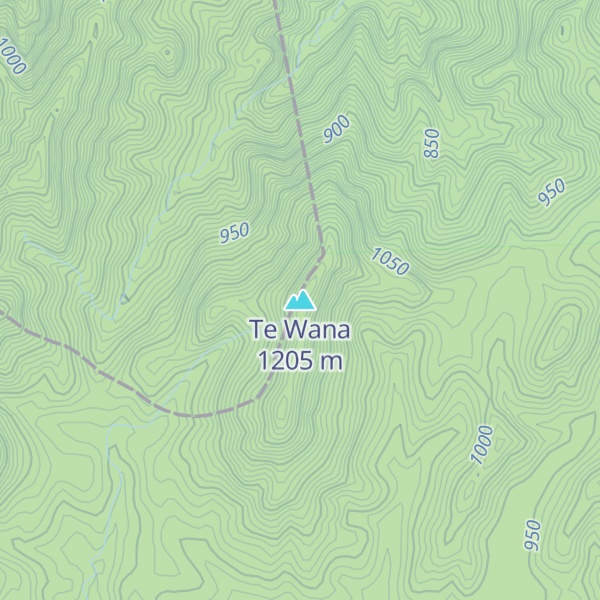 Map of Te Wana