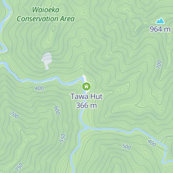 Map of Tawa Hut
