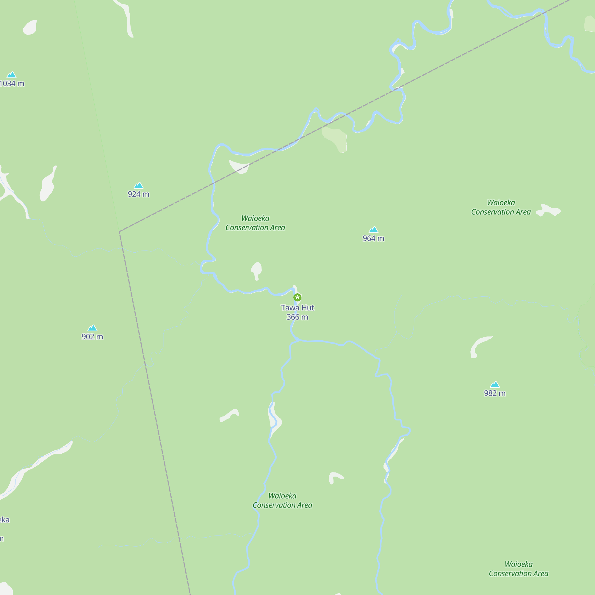 Tawa Hut map