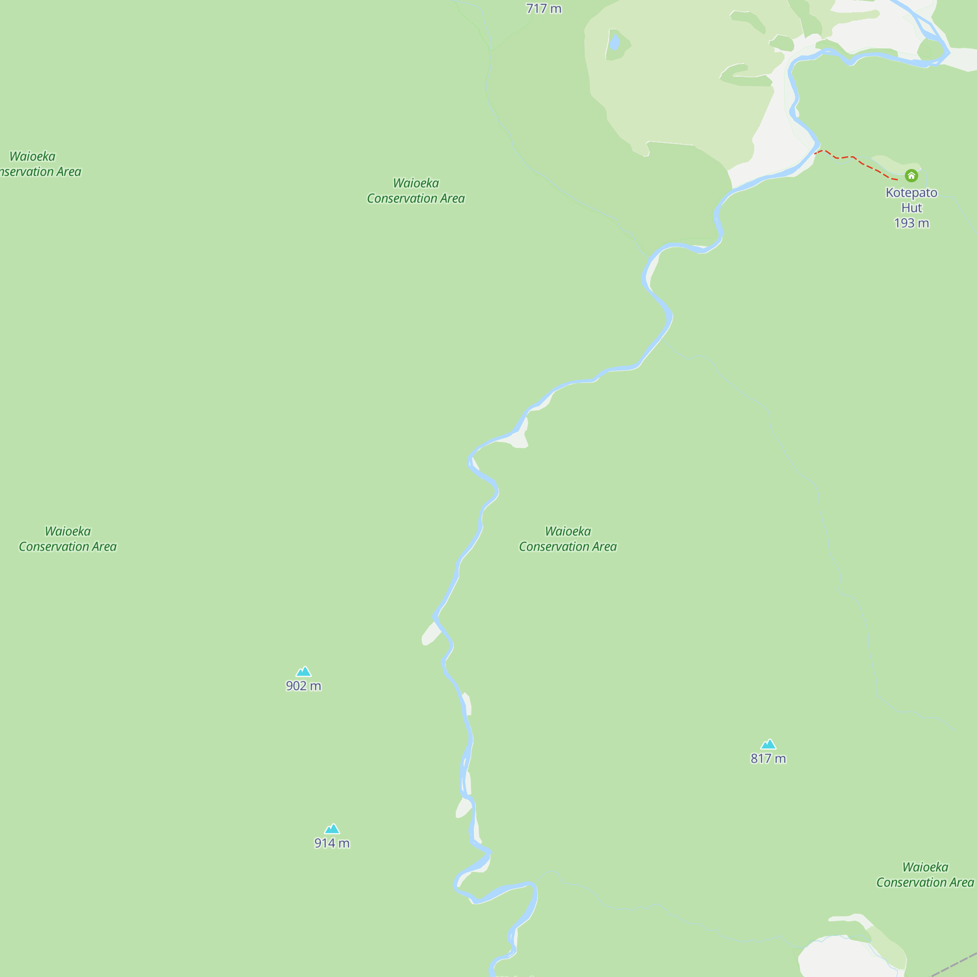 Nikau Flat Hut map