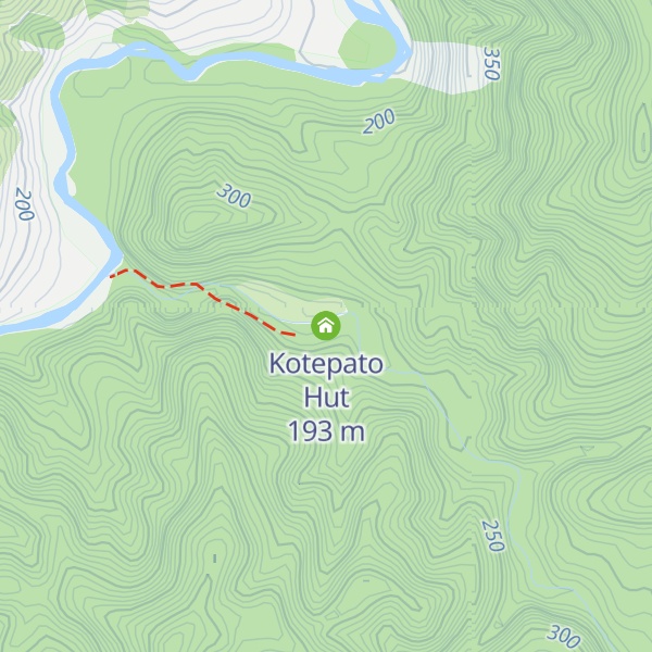 Map of Kotepato Hut