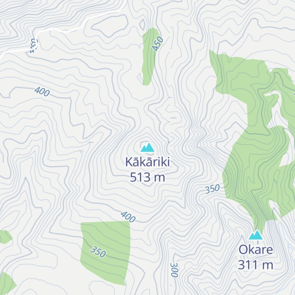 Map of Kākāriki
