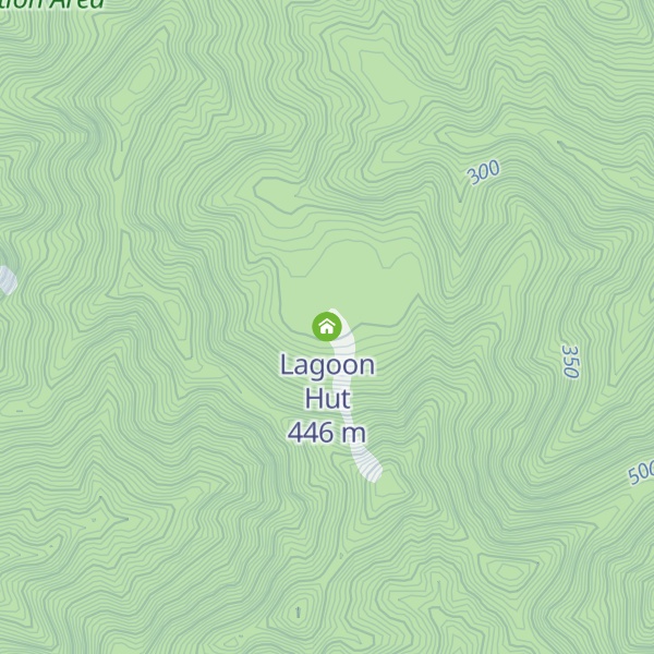 Map of Lagoon Hut