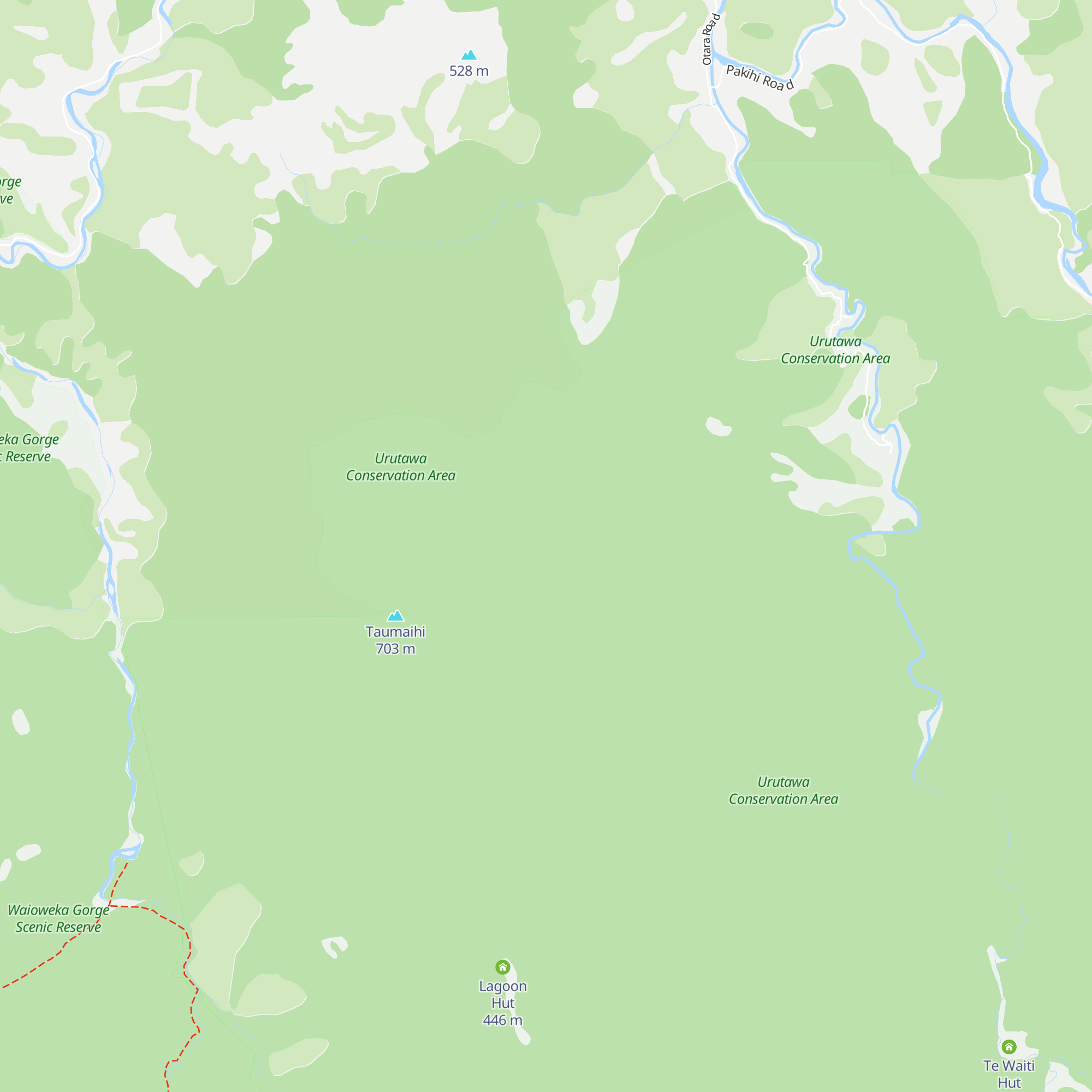 Hastings Hut map