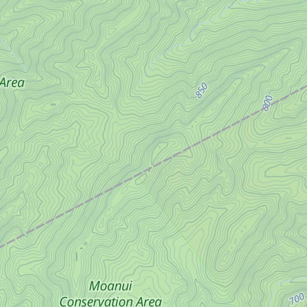 Map of Moanui