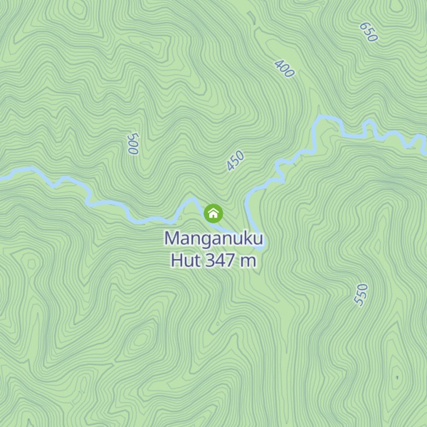 Map of Manganuku Hut