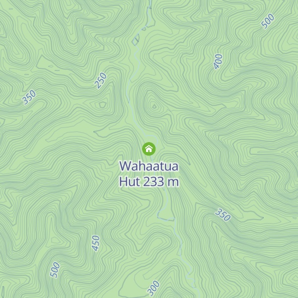 Map of Wahaatua Hut