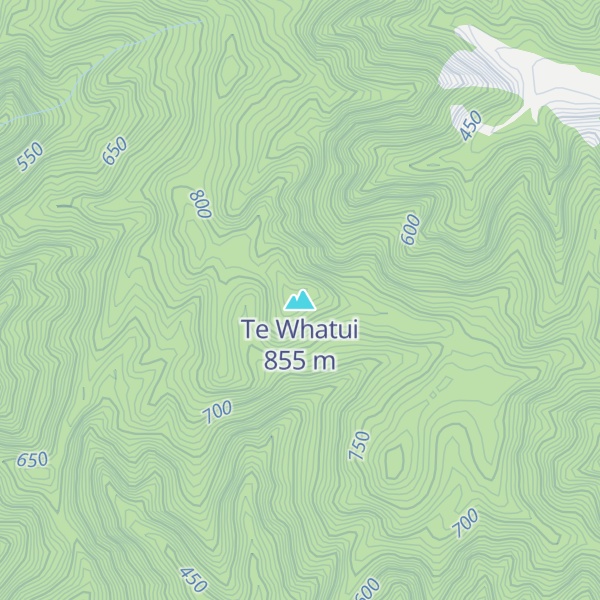Map of Te Whatui