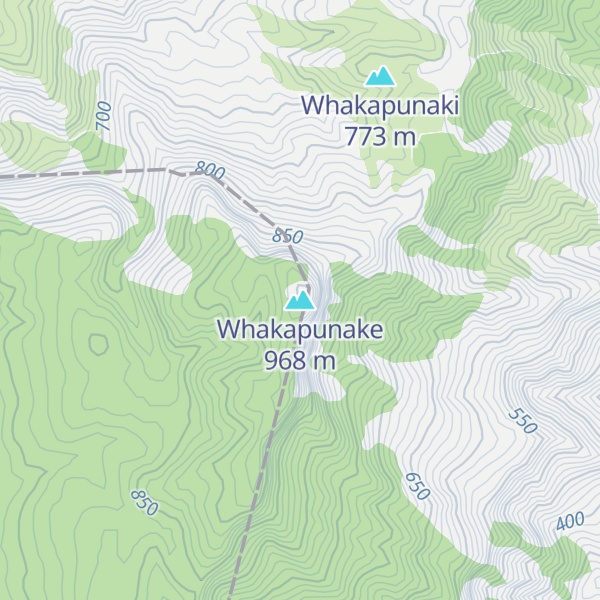 Map of Whakapunake