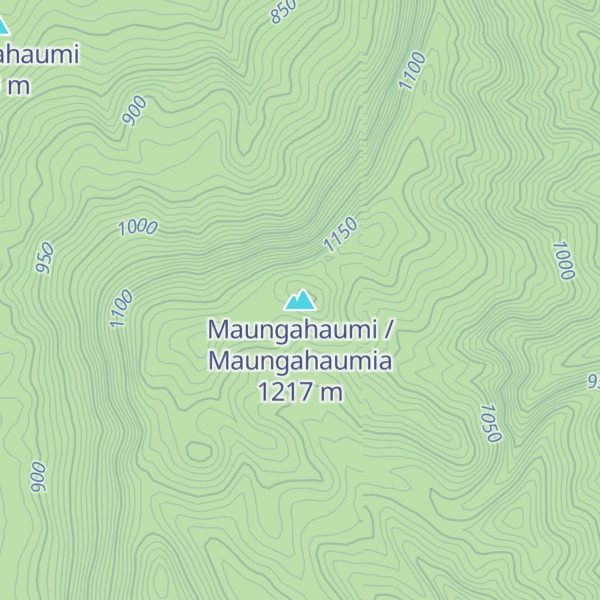 Map of Maungahaumi / Maungahaumia