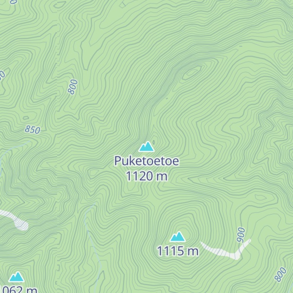 Map of Puketoetoe