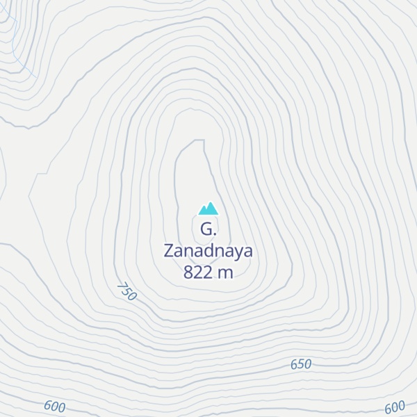 Map of G. Zanadnaya