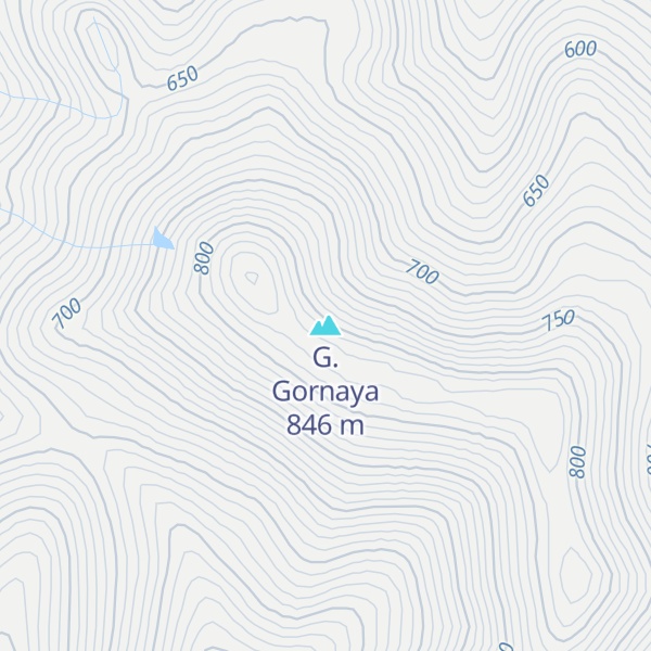Map of G. Gornaya