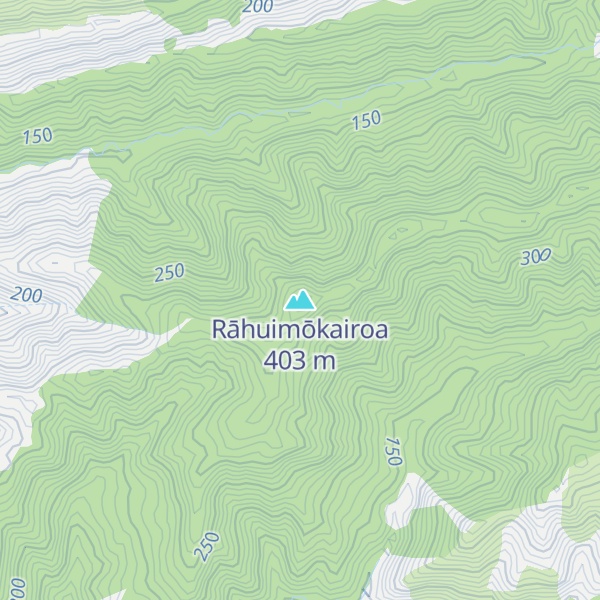 Map of Rāhuimōkairoa
