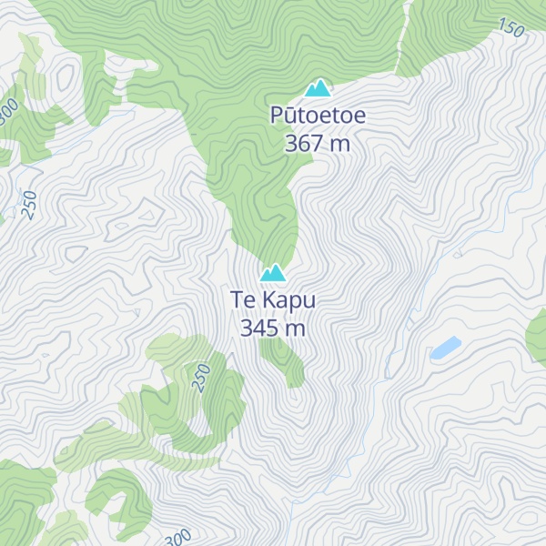 Map of Te Kapu