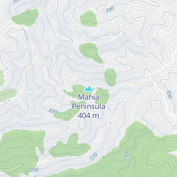 Map of Mahia Peninsula