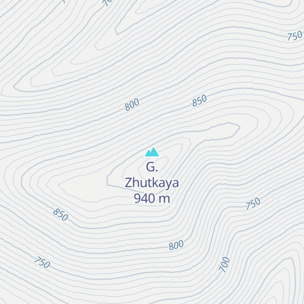 Map of G. Zhutkaya