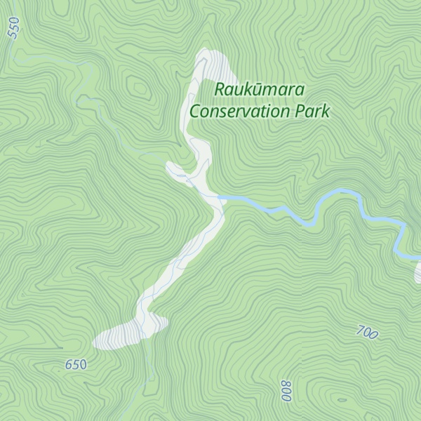 Map of Oronui Hut