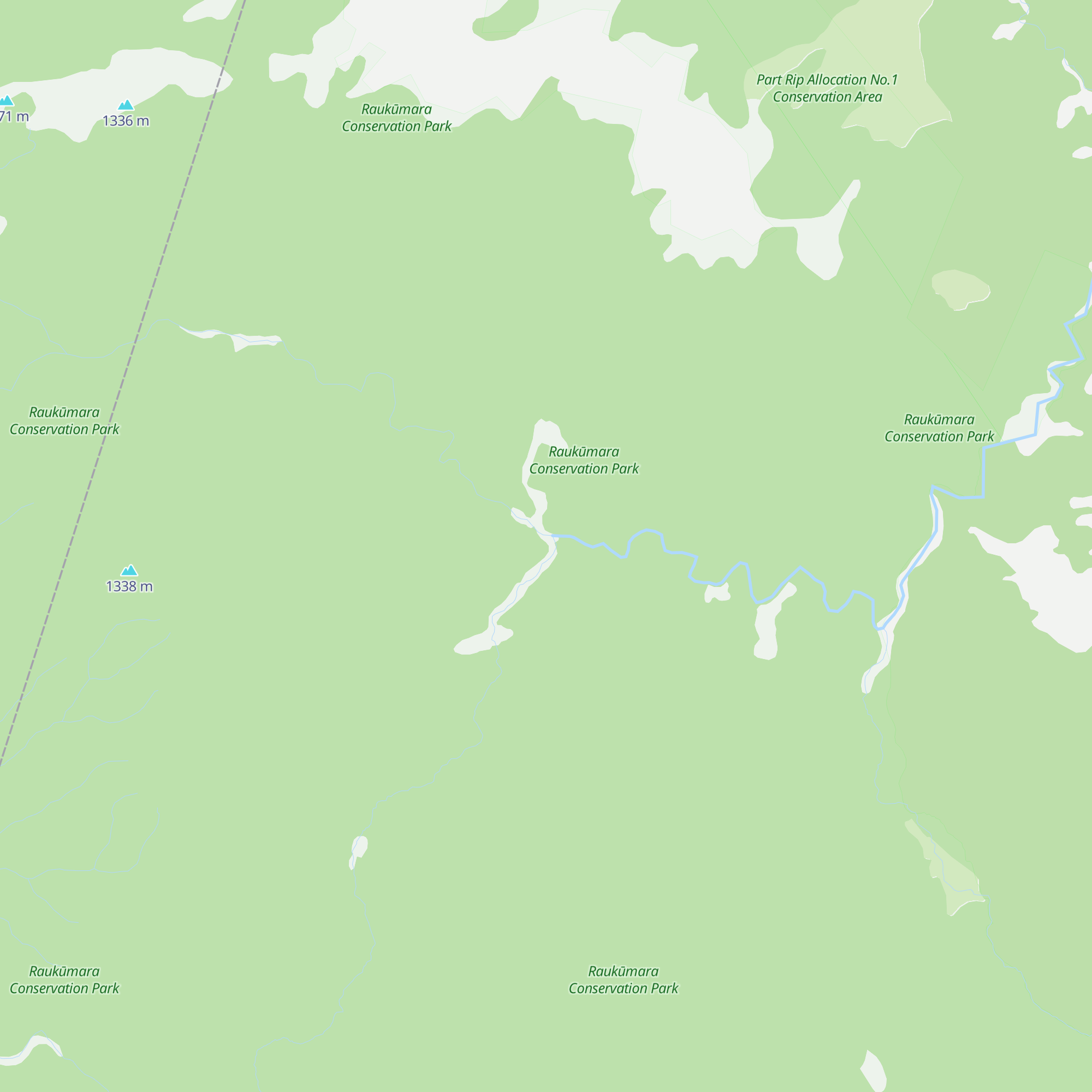 Oronui Hut map