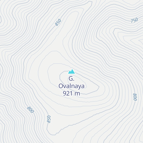 Map of G. Ovalnaya