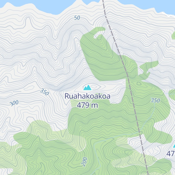 Map of Ruahakoakoa