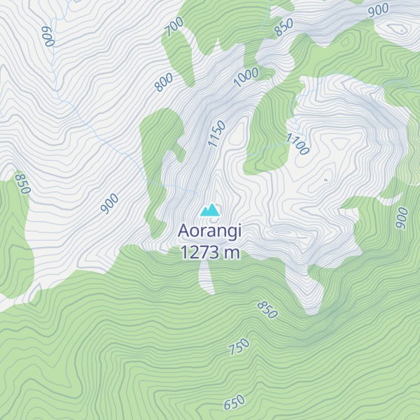 Map of Aorangi