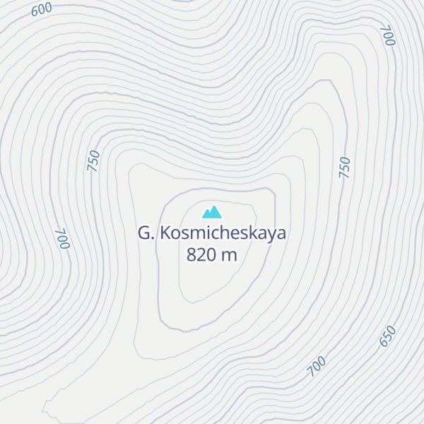 Map of G. Kosmicheskaya