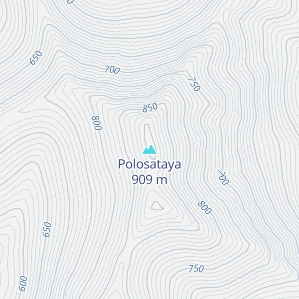 Map of Polosataya