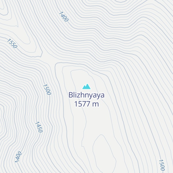 Map of Blizhnyaya