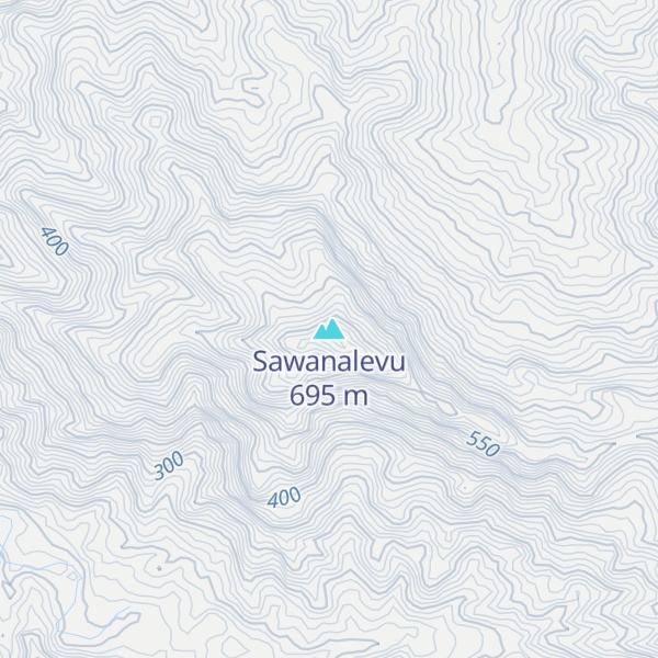 Map of Sawanalevu