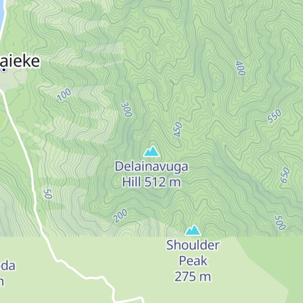 Map of Delainavuga Hill