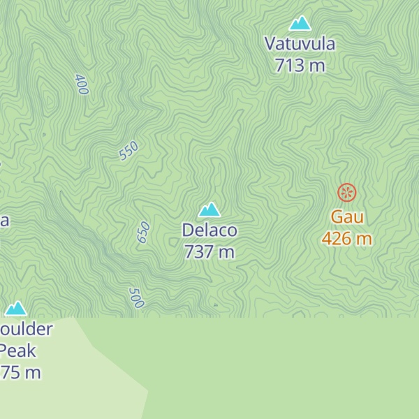 Map of Delaco