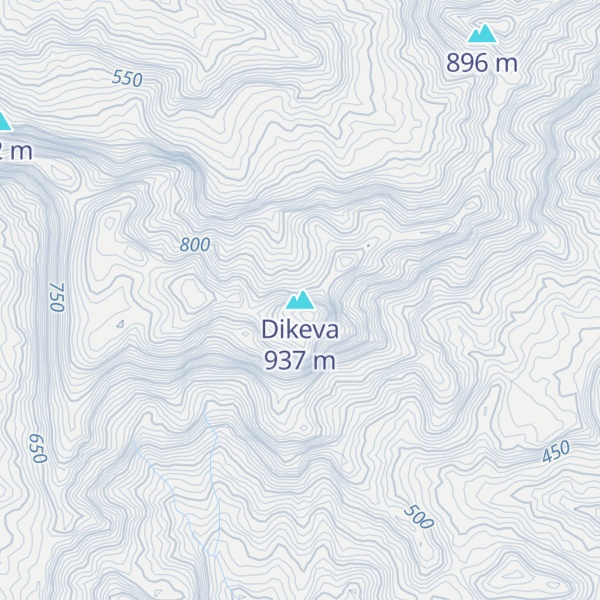 Map of Dikeva