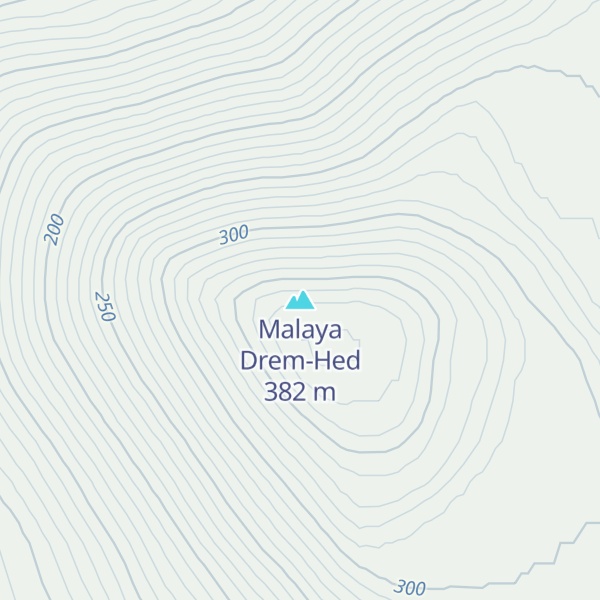 Map of Malaya Drem-Hed