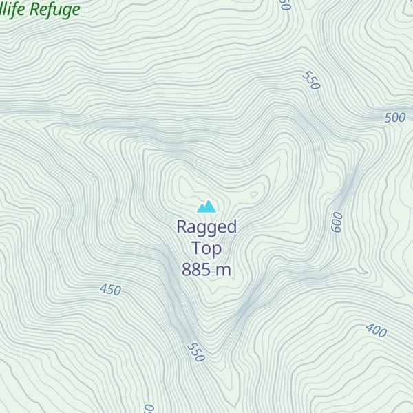 Map of Ragged Top