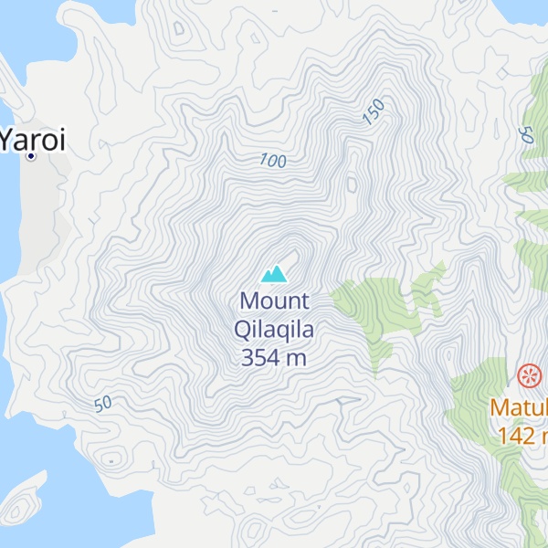 Map of Mount Qilaqila