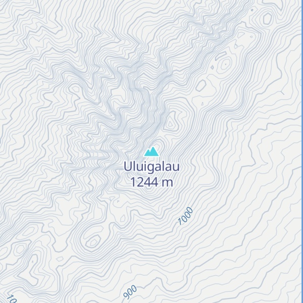 Map of Uluigalau
