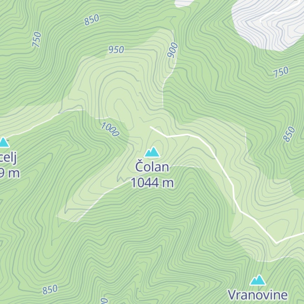 Map of Čolan