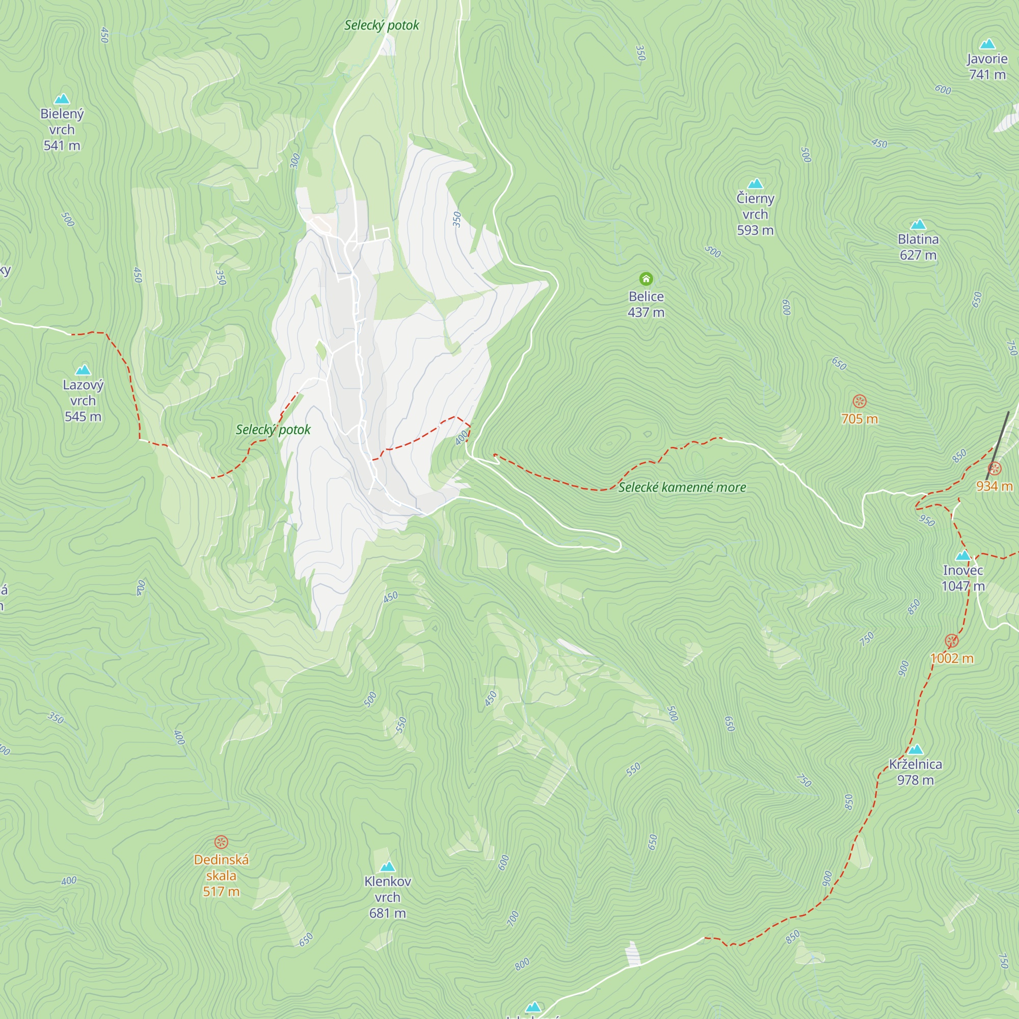 Vodný zdroj Selec, prameň III map